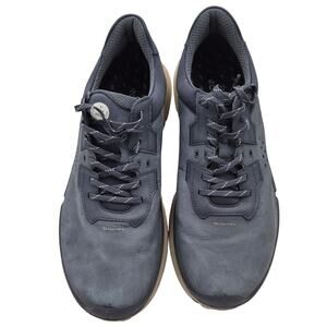 Ecco Men's Slate-Gray Casual Lace-Up Sneakers